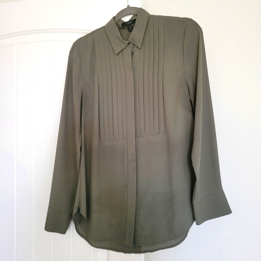 J Crew button down Oxford shirt